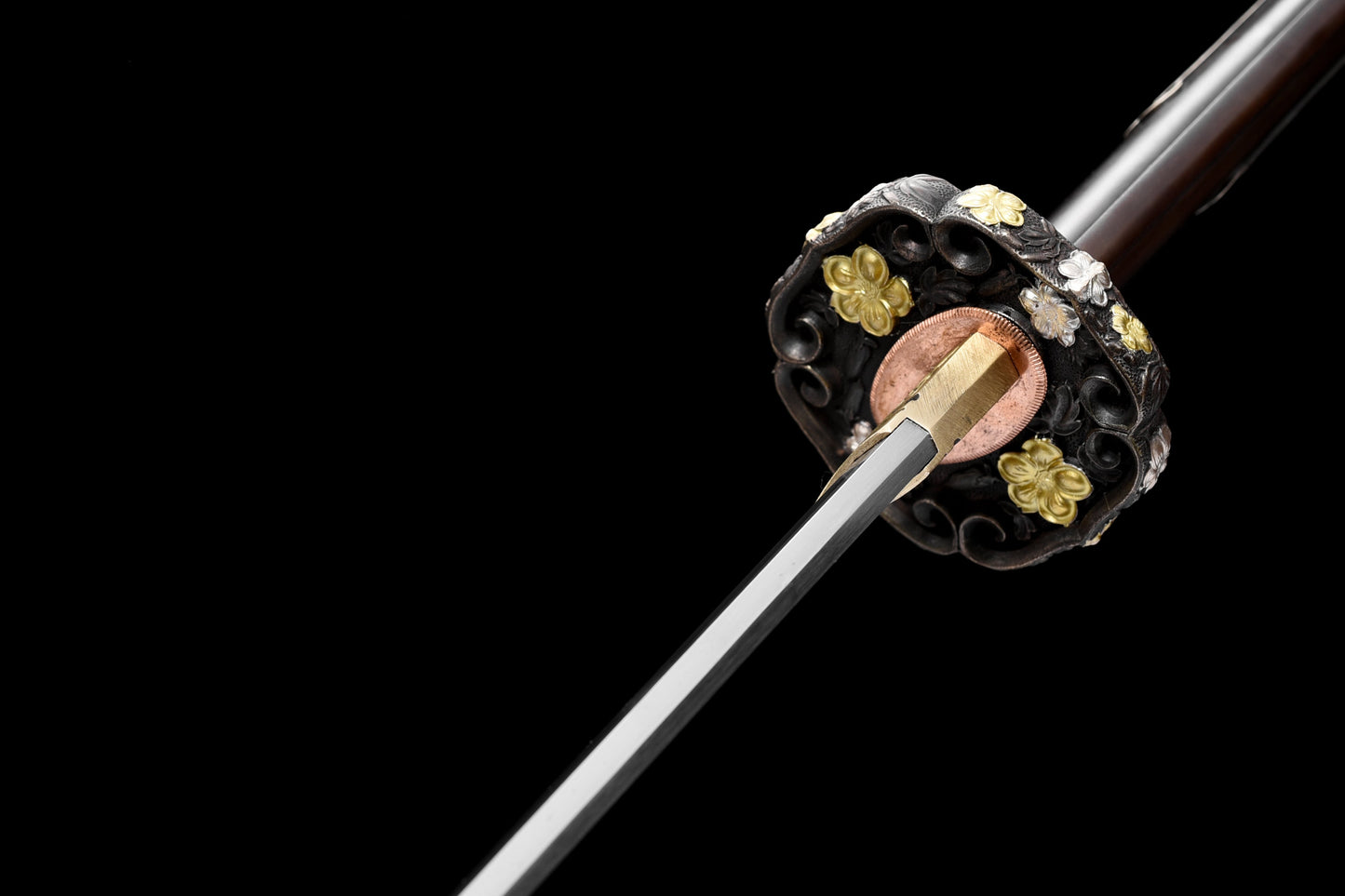 Handmade Full Tang Damascus Steel Full Tang Blade with Real Hamon TACHI SWORDS  45 inches,Real katana sowrd