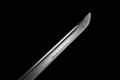 Handmade Ninjato Sword Spring steel Full Tang Black blade - ,Real katana sowrd