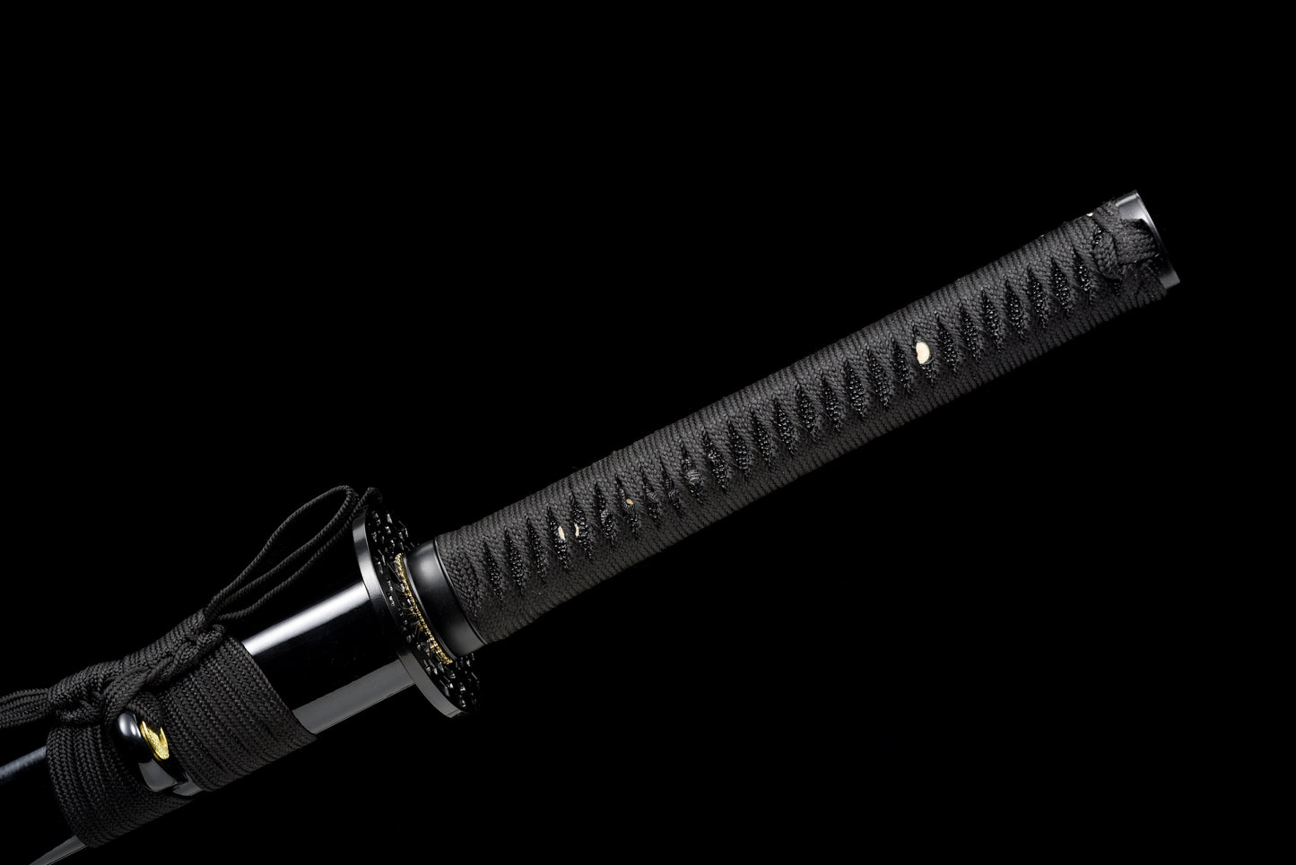 Handmade Ninjato Sword Spring steel Full Tang Black blade - ,Real katana sowrd