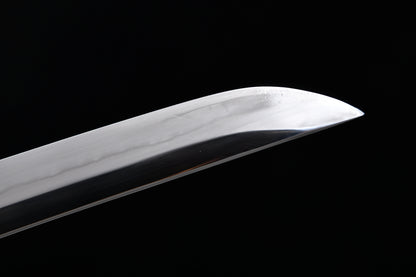 Handmade anime game merchandise, extended 51-inch T10 steel tempered blade with cross pattern grinding, gray wild greatsword samurai sword — Devil May Cry Five Enma Sword(Yamato)