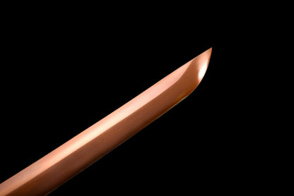 Handmade Full Tang Katana 1095 High-carbon steel Red blade ,Real katana sowrd