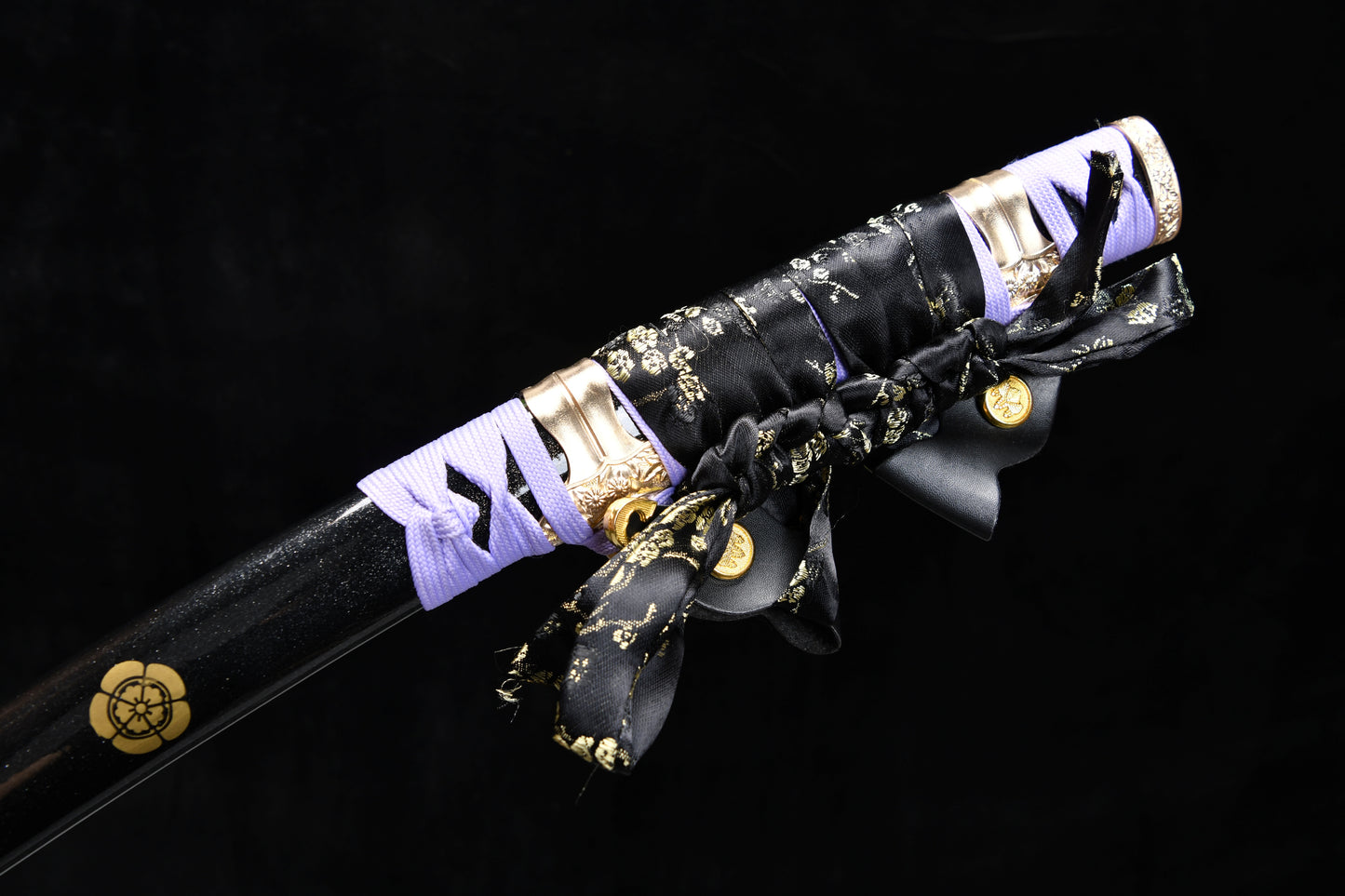 Handmade long 41-inch patterned steel blade, finishing, upper grind, great sword,Damascus steel — Oda Nobunaga — Tashi