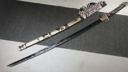 Handmade 41-inch high manganese steel research white mouth - Shogunate -Tashi sword