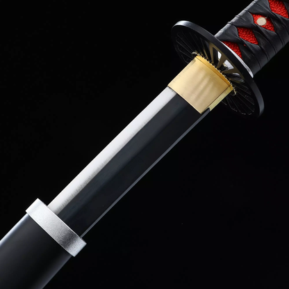 Kamado Tanjiro's Sword, Demon Slayer Sword, Kimetsu No Yaiba Sword - Nichirin Sword,Cosplay Katana-anime sword