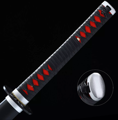 Kamado Tanjiro's Sword, Demon Slayer Sword, Kimetsu No Yaiba Sword - Nichirin Sword,Cosplay Katana-anime sword
