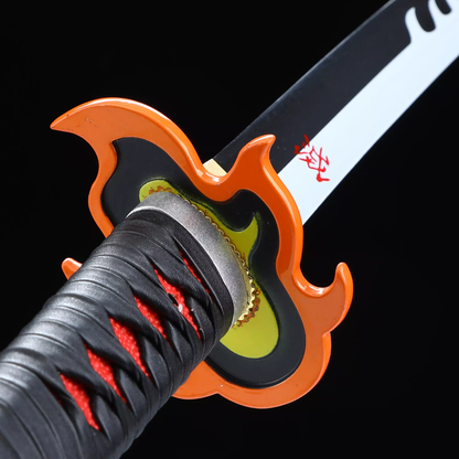 Tanjiro Kagura Sword, Demon Slayer Sword, Kimetsu No Yaiba Sword - Nichirin Sword,Cosplay Katana-anime sword