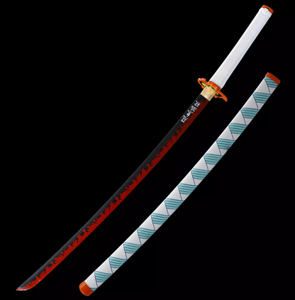 Kyojuro Rengoku's Sword, Demon Slayer Sword, Kimetsu No Yaiba Sword - Nichirin Sword,Cosplay Katana-anime sword