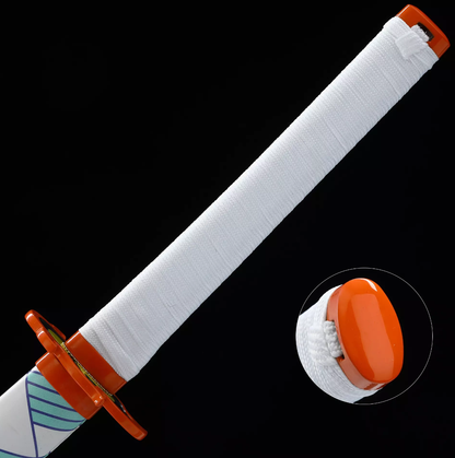 Kyojuro Rengoku's Sword, Demon Slayer Sword, Kimetsu No Yaiba Sword - Nichirin Sword,Cosplay Katana-anime sword