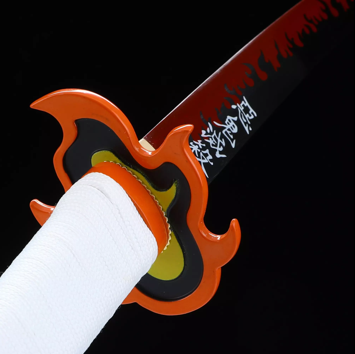 Kyojuro Rengoku's Sword, Demon Slayer Sword, Kimetsu No Yaiba Sword - Nichirin Sword,Cosplay Katana-anime sword
