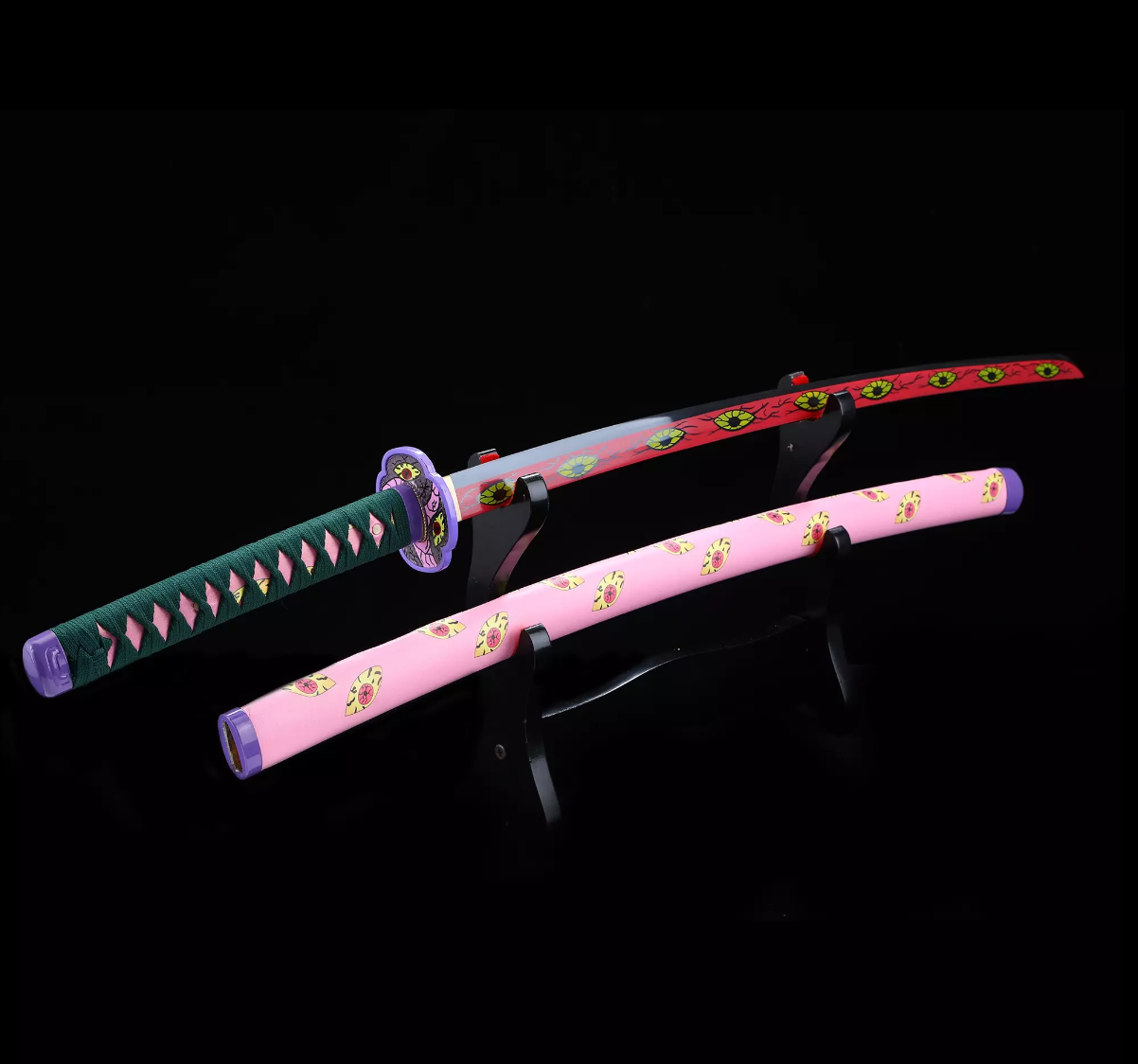 Kokushibo Sword, Demon Slayer Sword, Kimetsu No Yaiba Sword - Nichirin Sword,Cosplay Katana-anime sword