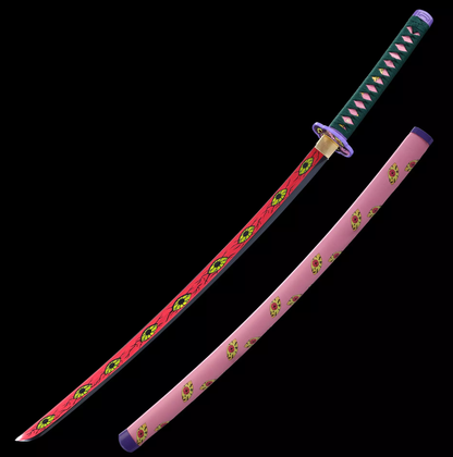 Kokushibo Sword, Demon Slayer Sword, Kimetsu No Yaiba Sword - Nichirin Sword,Cosplay Katana-anime sword