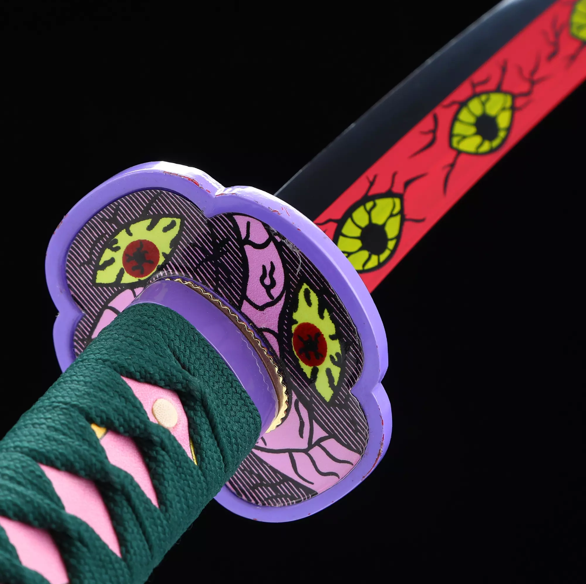 Kokushibo Sword, Demon Slayer Sword, Kimetsu No Yaiba Sword - Nichirin Sword,Cosplay Katana-anime sword
