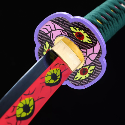 Kokushibo Sword, Demon Slayer Sword, Kimetsu No Yaiba Sword - Nichirin Sword,Cosplay Katana-anime sword