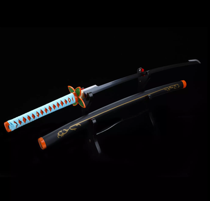 Shinobu Kocho's Sword, Demon Slayer Sword, Kimetsu No Yaiba Sword - Nichirin Sword,Cosplay Katana-anime sword