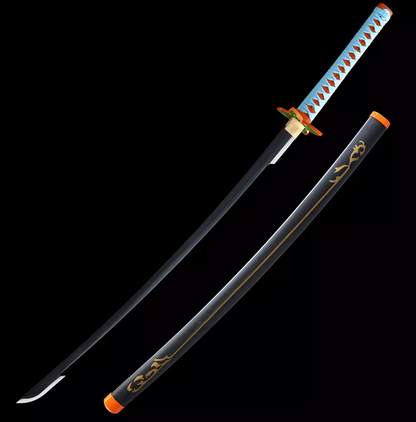Shinobu Kocho's Sword, Demon Slayer Sword, Kimetsu No Yaiba Sword - Nichirin Sword,Cosplay Katana-anime sword