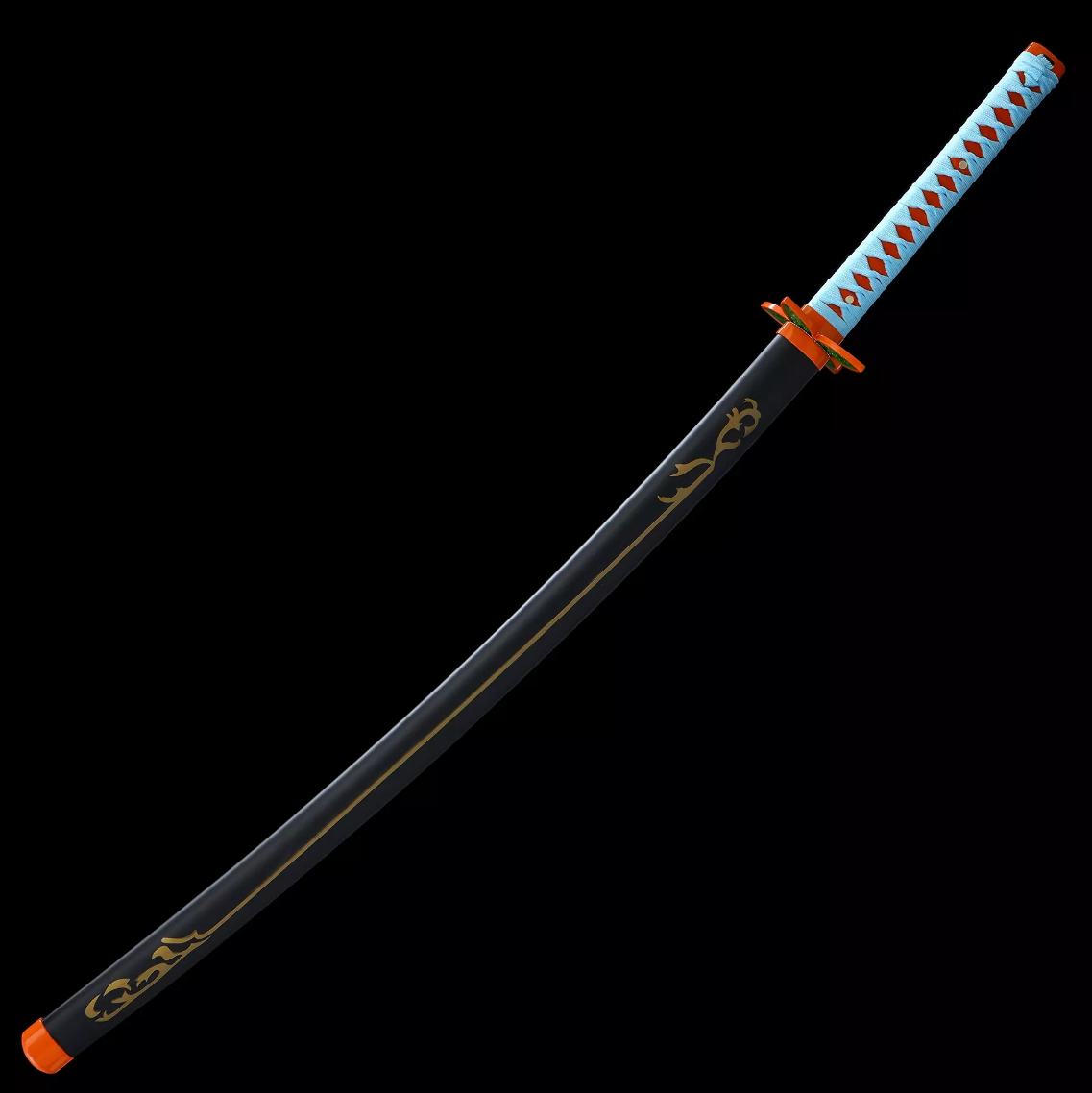 Shinobu Kocho's Sword, Demon Slayer Sword, Kimetsu No Yaiba Sword - Nichirin Sword,Cosplay Katana-anime sword