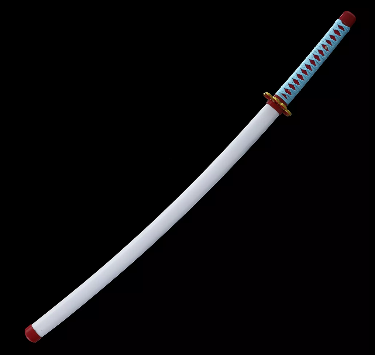 Mitsuri Kanroji's Sword, Demon Slayer Sword, Kimetsu No Yaiba Sword - Nichirin Sword,Cosplay Katana-anime sword