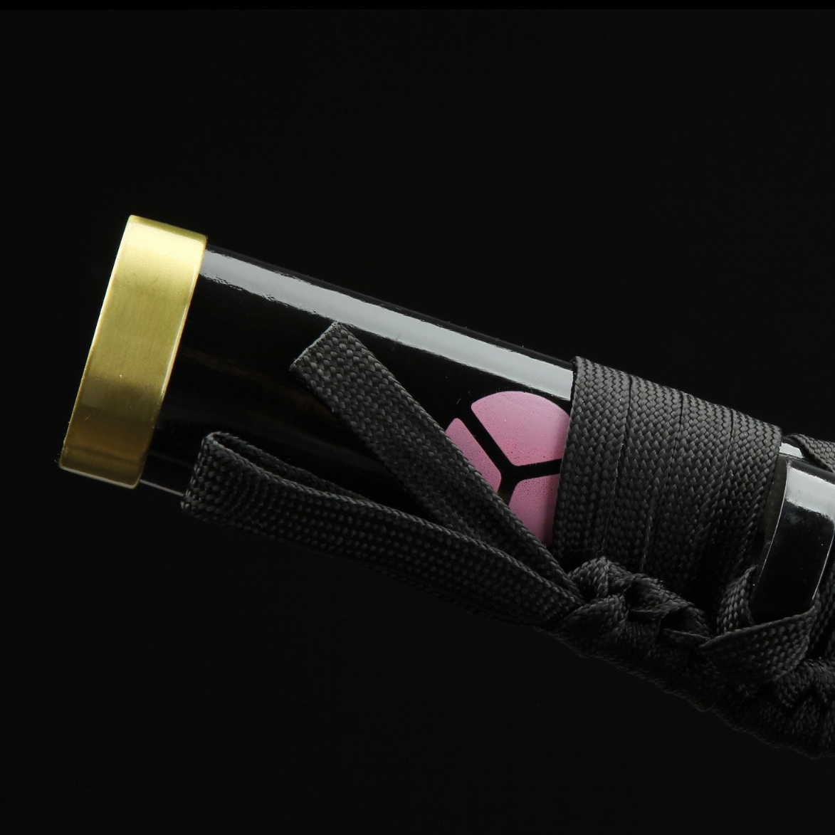 One Piece Roronoa Zoro Shusui Katana Samurai Sword Replica With Black Scabbard,Cosplay Katana-anime sword